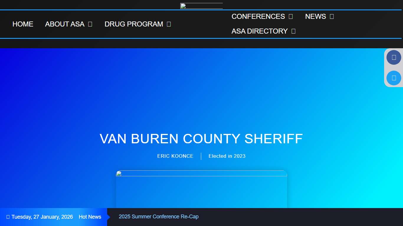 VAN BUREN COUNTY SHERIFF – Arkansas Sheriff Association